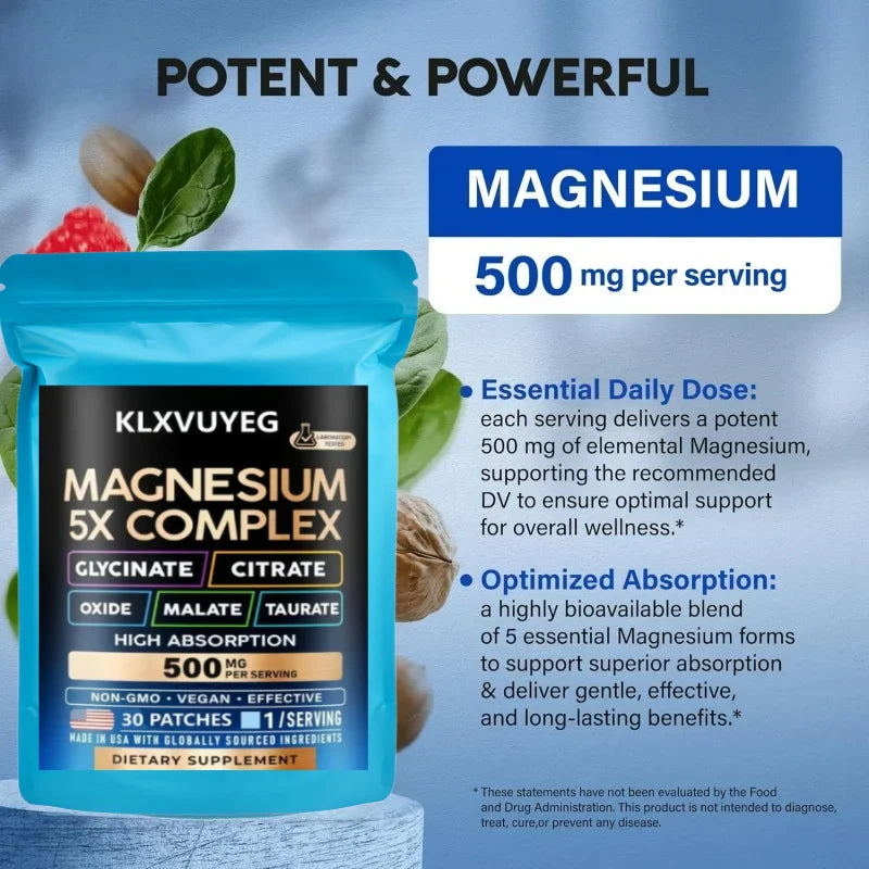Natural Magnesium Relaxation Patch